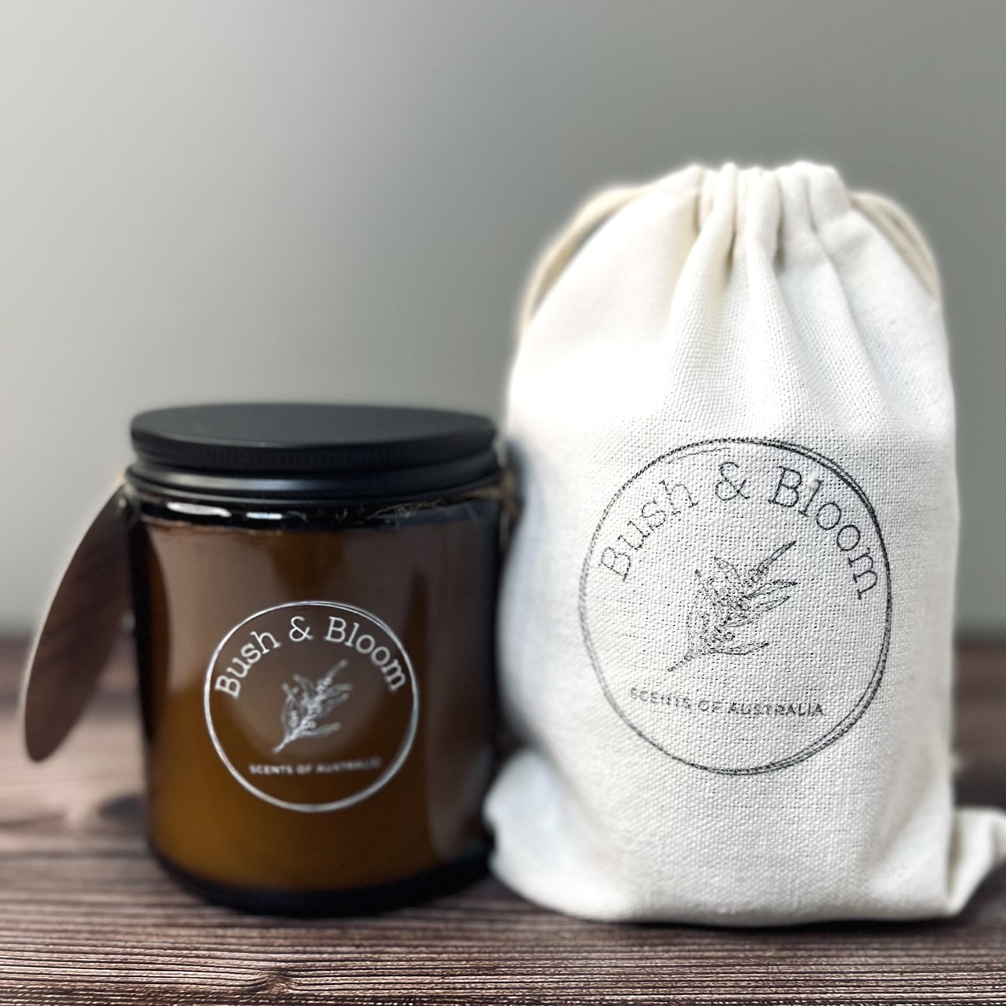 Amber Glass Pure Soy Candles